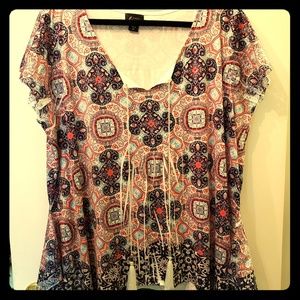 Simply Emma Blouse 3X NWOT
